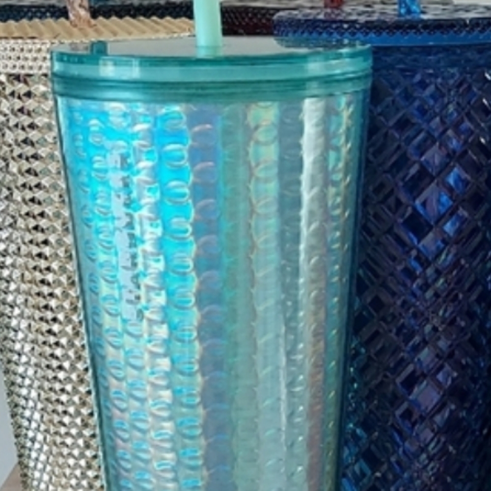 Starbucks 24oz Cold Cup, Collectible 2020, Bubblemint Aqua Green‎ Design, New!